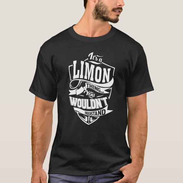 T-shirt C'est une chose LIMON (Devant)