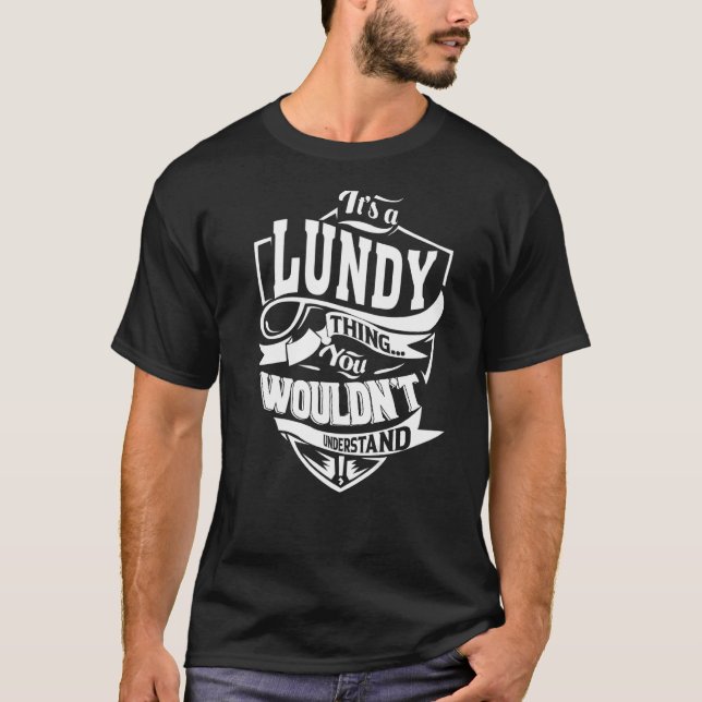 T-shirt C'est une chose LUNDY (Devant)