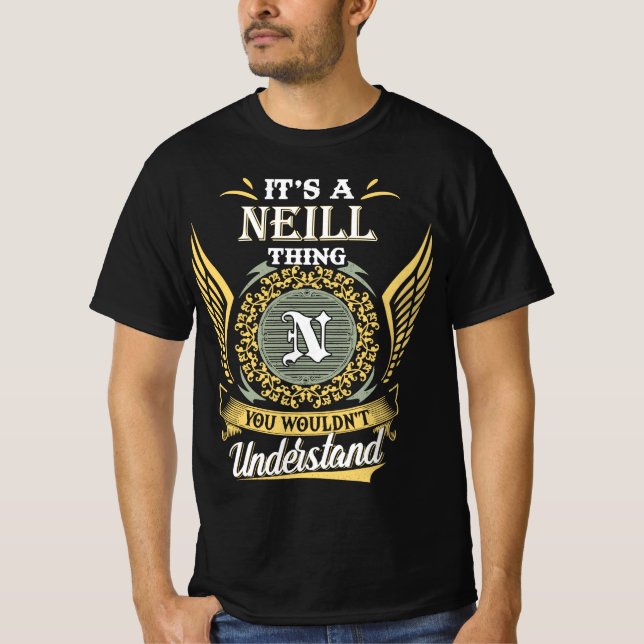T-shirt C'est une chose Neill qu'on ne pouvait pas compren (Devant)