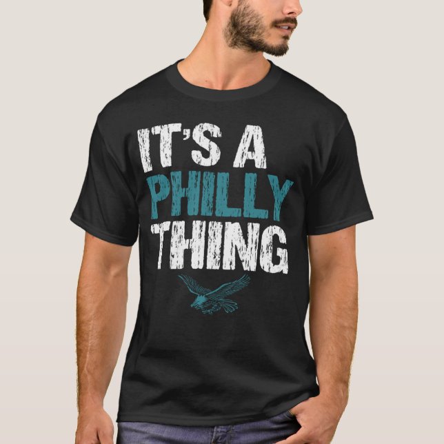 T-shirt C'EST UNE CHOSE PHILLIQUE - C'EST UN Fa Philadelph (Devant)