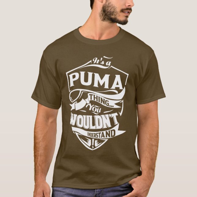 T-shirt C'est une chose PUMA que vous ne comprendriez pas (Devant)