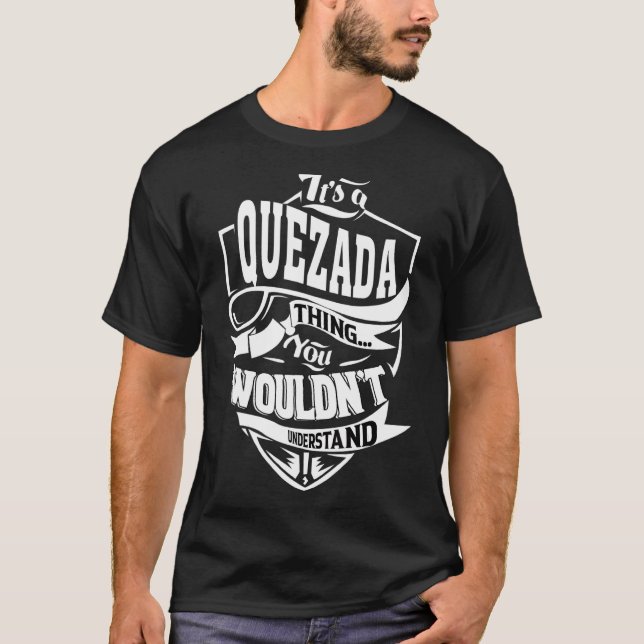T-shirt C'est une chose Quezada (Devant)