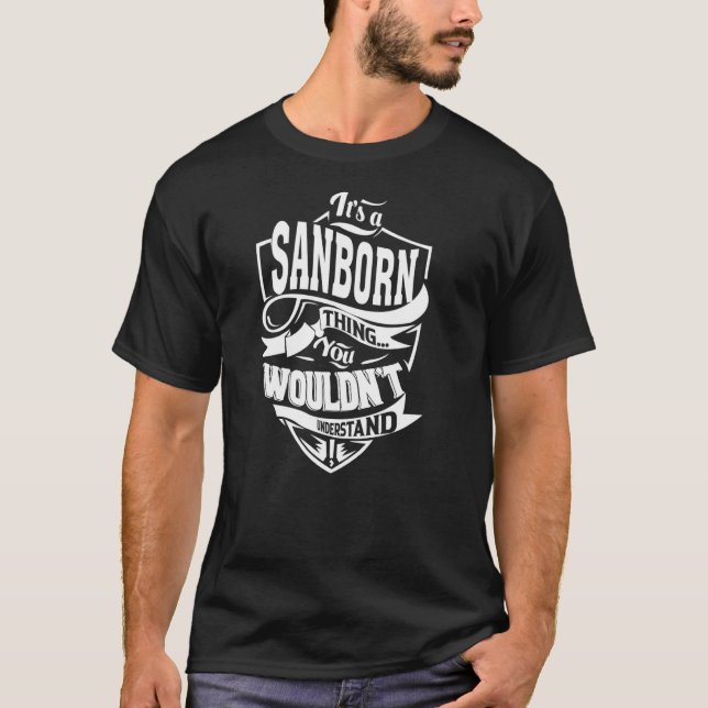 T-shirt C'est une chose SANBORN (Devant)