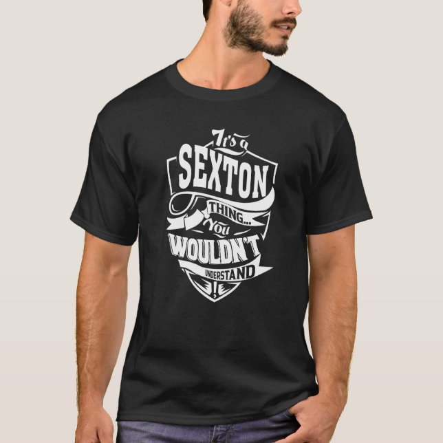 T-shirt C'est une chose sexton (Devant)