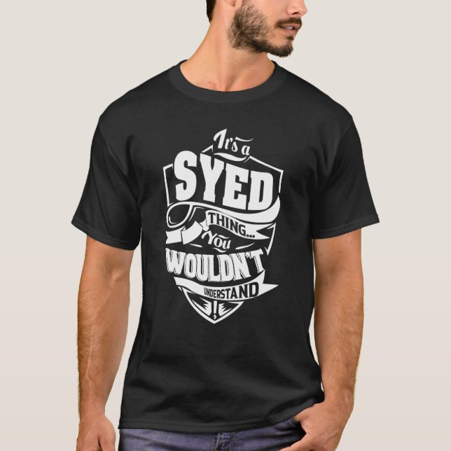 T-shirt C'est une chose SYED (Devant)