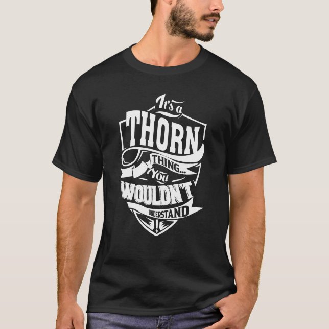 T-shirt C'est une chose THORN (Devant)
