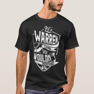 T-shirt C'est une chose WARREN, vous ne comprendriez pas