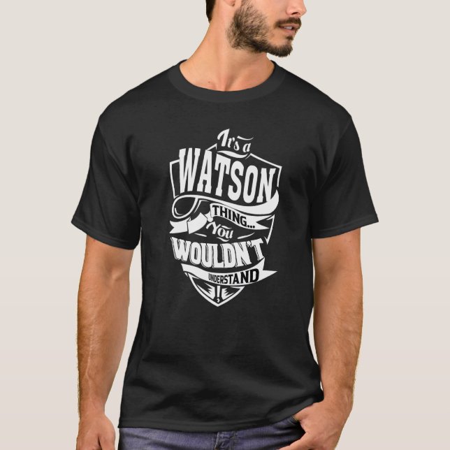 T-shirt C'est une chose Watson (Devant)
