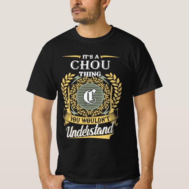 T-shirt C'est une Chou que vous ne pouviez pas comprendre (Devant)