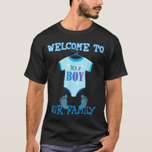 T-shirt C'est une fête de Baby shower de garçon nouveau bé
