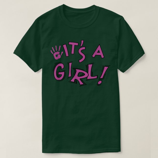 T-shirt C'est une fête de révélation de genre féminin (Design devant)