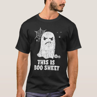 T-shirt C'est une feuille Boo fantôme Costume rétro Hallow