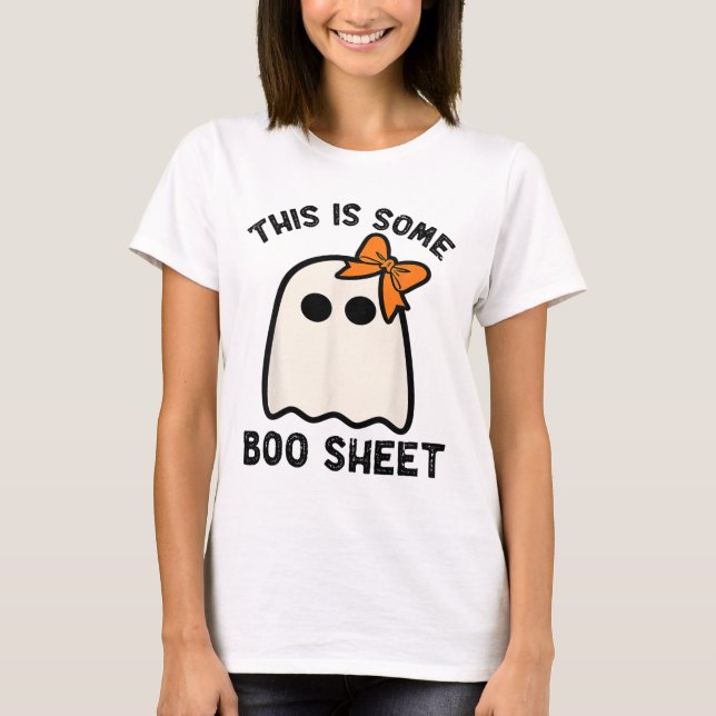 T-shirt C'Est Une Feuille De Boite Ghost Halloween Costume (Devant)