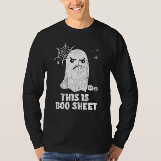 T-shirt C'est une feuille de Boo fantôme Costume rétro Hal