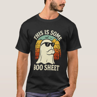 T-shirt C'est une feuille de Boo fantôme rétro Halloween d