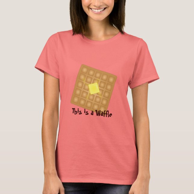 T-shirt C'est une gaufre (Devant)