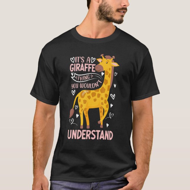 T-shirt C'est une girafe que tu ne comprendrais pas I G (Devant)