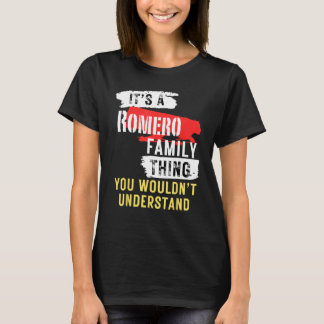 T-shirt C'est une histoire de famille Romero drôle Hommes 