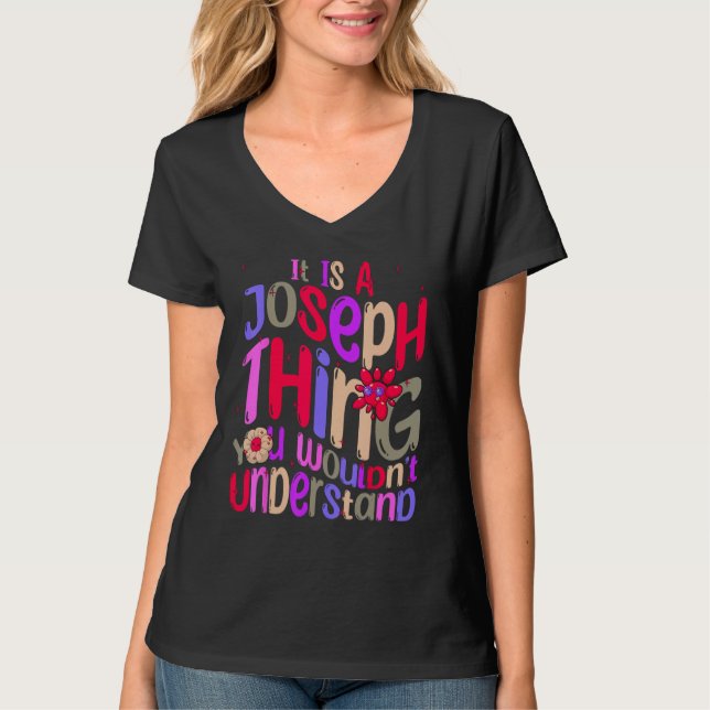 T-shirt C'est une histoire de Joseph, vous ne comprendriez (Devant)