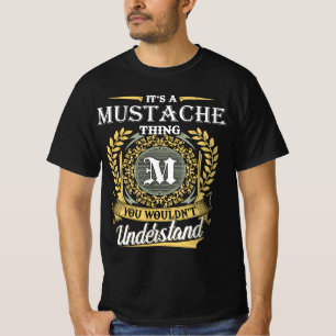 T-shirt C'est une histoire de moustache que vous ne compre