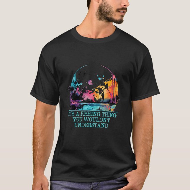 T-shirt C'est une histoire de pêche Amis des pêcheurs Copa (Devant)