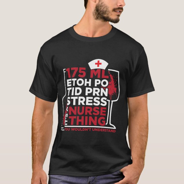 T-shirt C'est une infirmière certifiée (Devant)