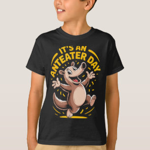 T-shirt C'est une journée de fourmilier drôle mignon anima