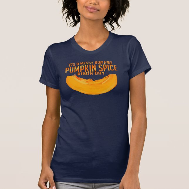 T-shirt C'est une journée de Kinda pour pépins Citrouilles (Devant)