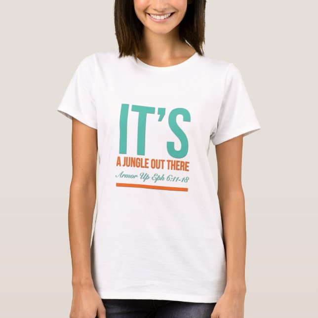 T-shirt C'est une jungle là-bas (Devant)