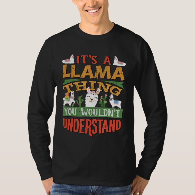 T-shirt C'Est Une Llama Que Vous Ne Comprendriez Pas (Devant)