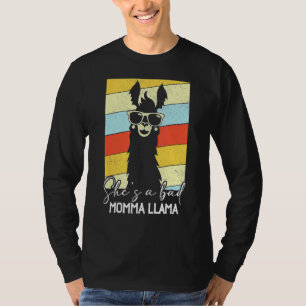 T-shirt C'est une mauvaise maman Llama Mama