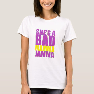 T-shirt C'est une mauvaise mamma Jamma Retro