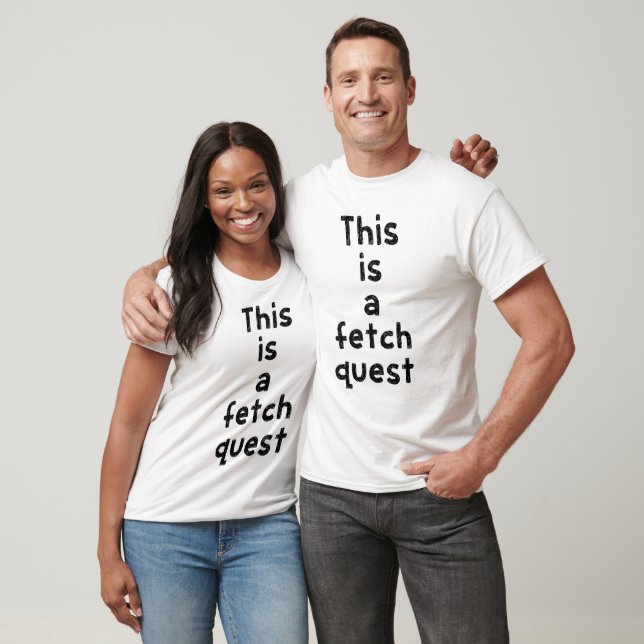 T-shirt C'est une quête de récupération (Unisexe)