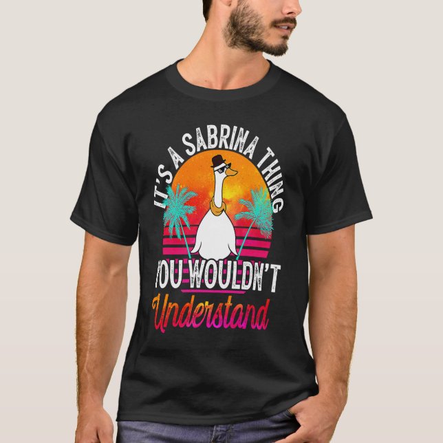 T-shirt C'est une Sabrina que tu ne comprendrais pas Sabr (Devant)