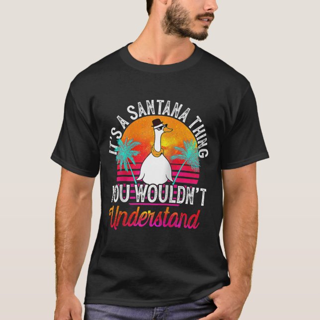 T-shirt C'est une Santana que vous ne comprendriez pas Pèr (Devant)