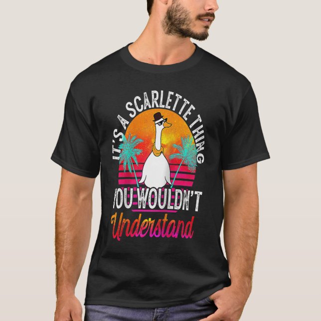 T-shirt C'est une Scarlette que vous ne comprendriez pas S (Devant)