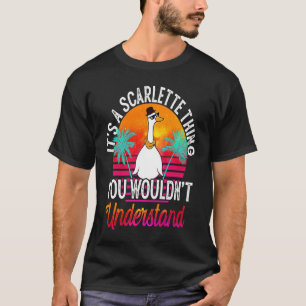 T-shirt C'est une Scarlette que vous ne comprendriez pas S