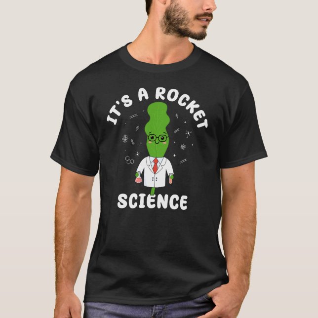 T-shirt C'est une science de fusée Mignon Pun de nourritur (Devant)