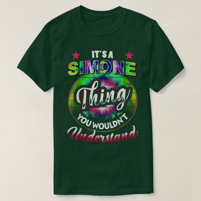 T-shirt C'est une Simone Thing Tee 60s les années 70 Hippi (Design devant)