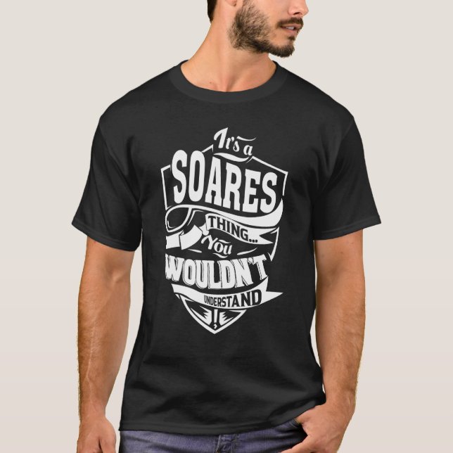 T-shirt C'est une SOARES Thing Gifts (Devant)