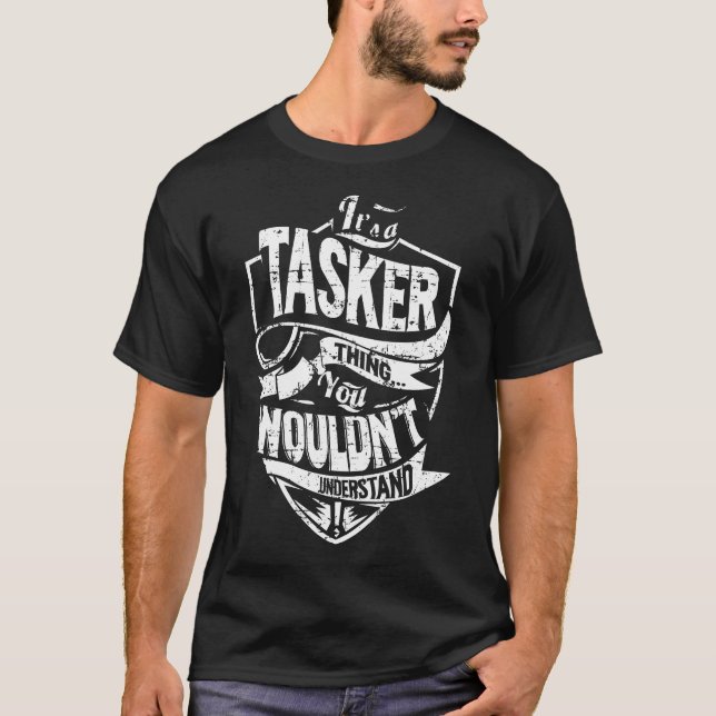 T-shirt C'est une tâche TASKER (Devant)