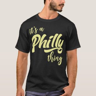 T-shirt C'Est Une Typographie À Philly Vintage 1