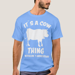 T-shirt C'Est Une Vache Design Vaches Agriculteurs Dit Far