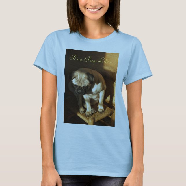 T-shirt C'est une vie de carlins… (Devant)