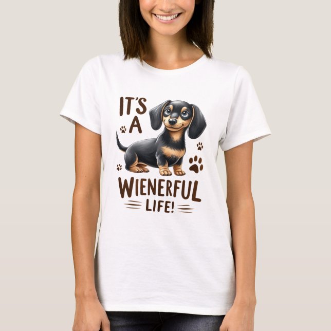 T-shirt C'est une vie de saucisson (Devant)