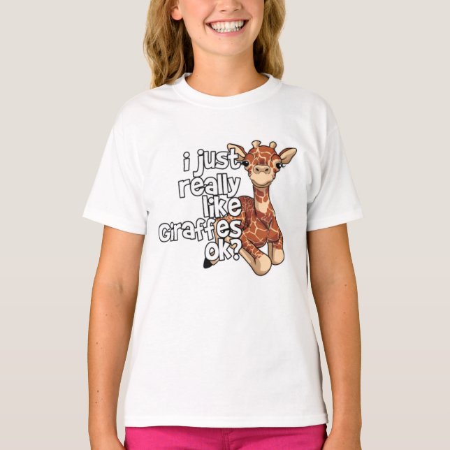 T-shirt C'est une vraie girafe (Devant)