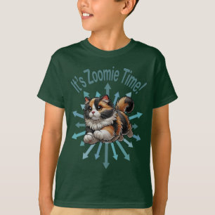 T-shirt C'est Zoomie Time Calico Cat