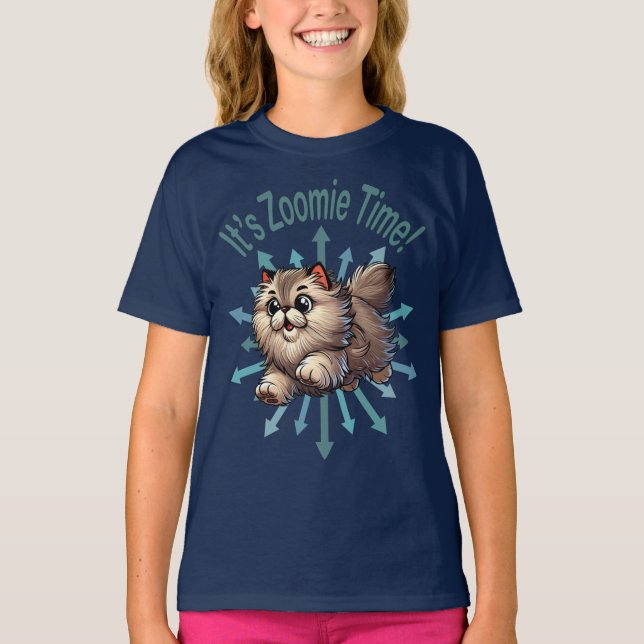 T-shirt C'est Zoomie Time Chat persan (Devant)