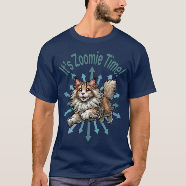T-shirt C'est Zoomie Time Maine Coon Cat (Devant)