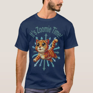 T-shirt C'est Zoomie Time Orange Tabby Cat